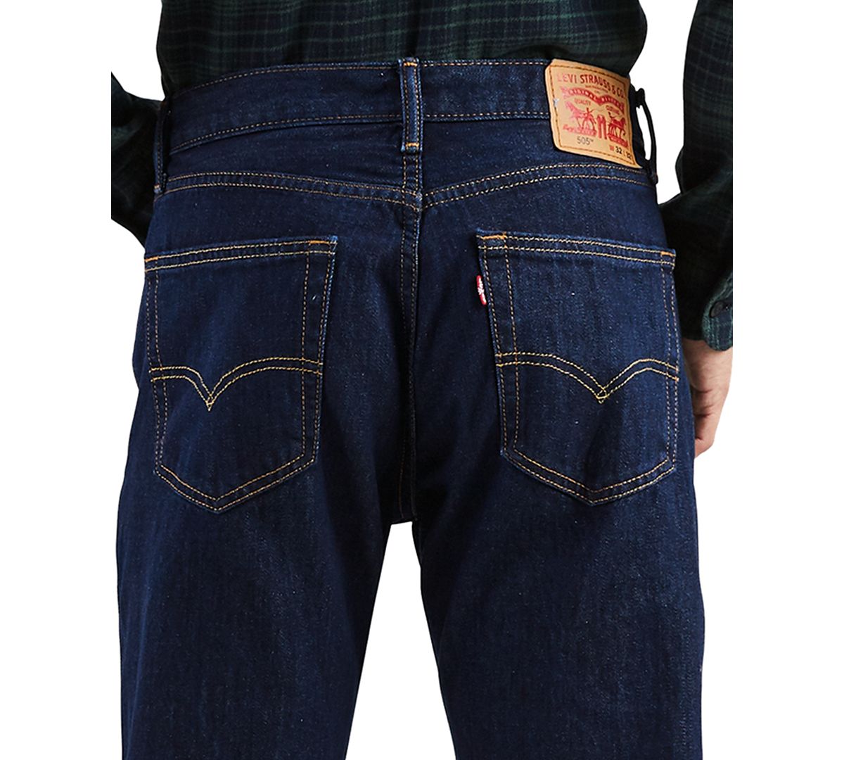 Levi's 505 Regular-fit Non-stretch Jeans Rinse Wash