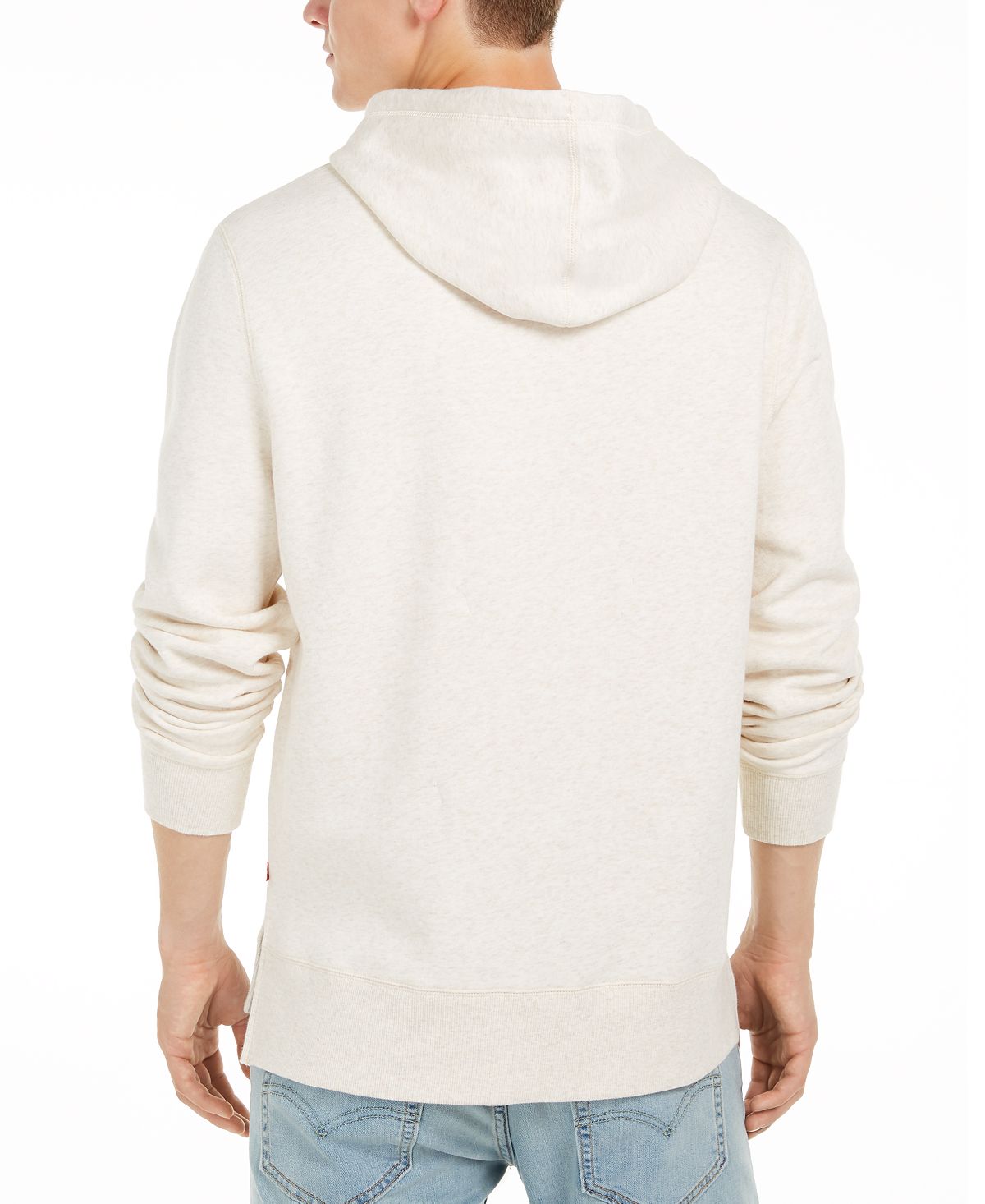 Levi's Arena Embossed-logo Pullover Hoodie Oatmeal He