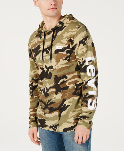 Levi's Camo Hoodie Camo Green