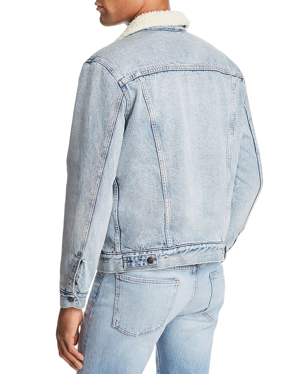 Levi's Faux Shearling Lined Denim Trucker Jacket Stronebridge