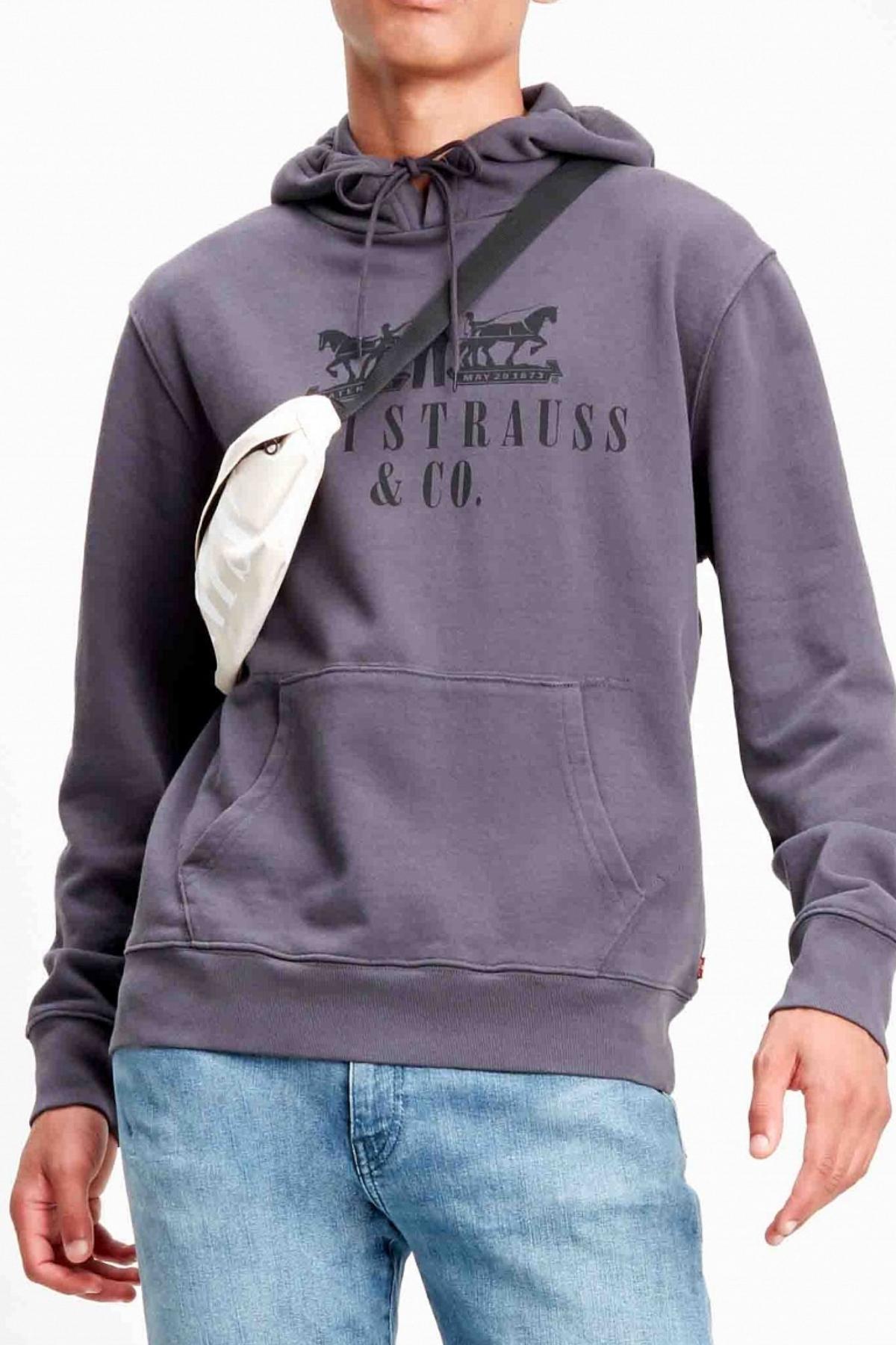Levi's Grey Classic Logo Hoodie