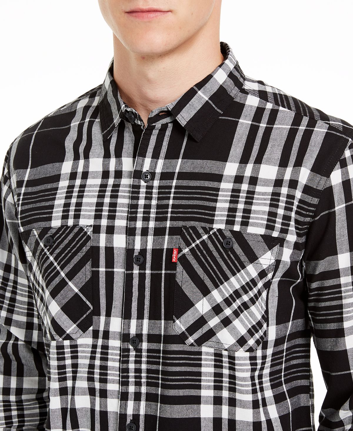 Levi's Noble Plaid Shirt Caviar