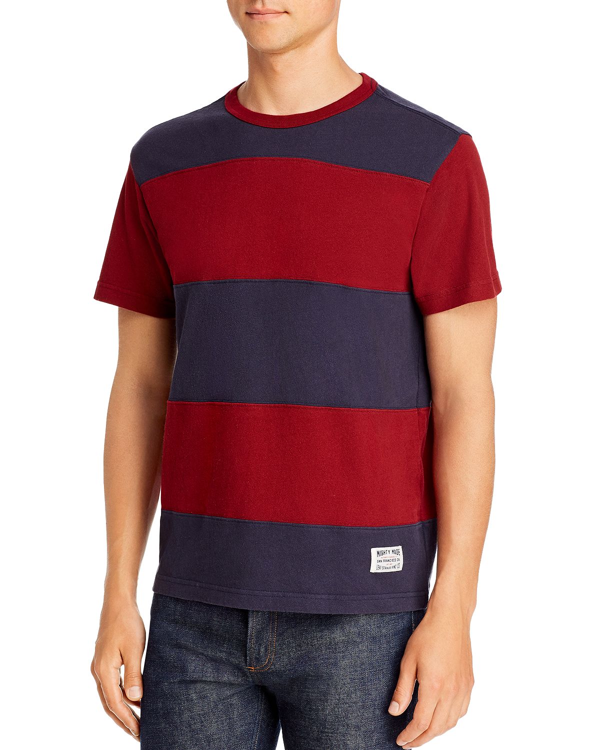 Levi's Striped Tee Cabernet