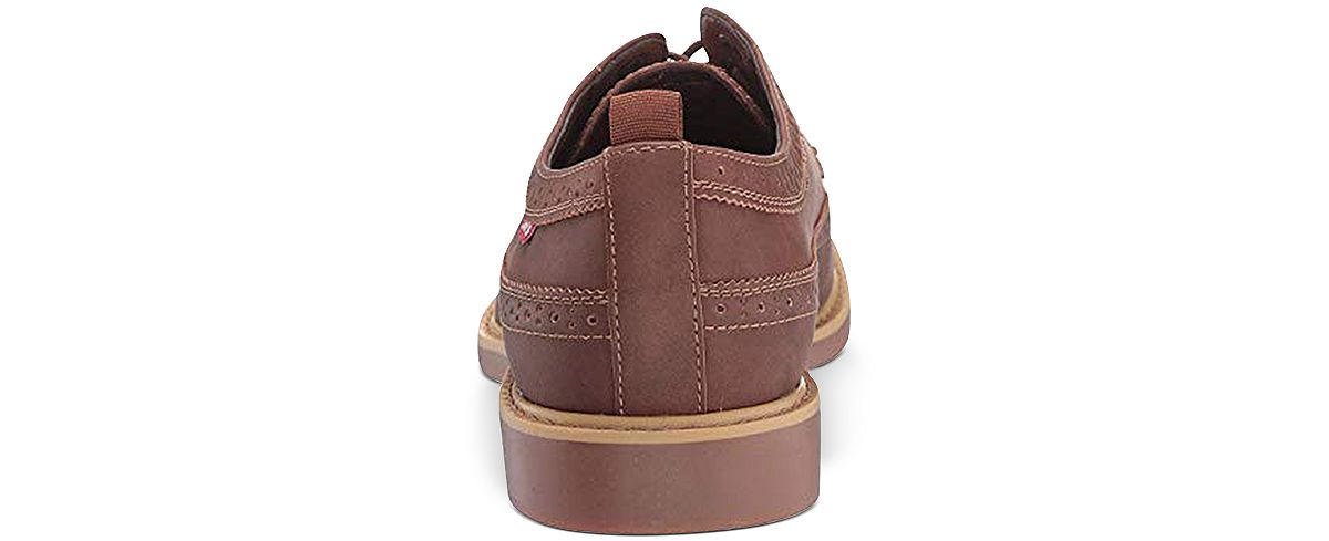 Levi's Tindal Ul Wingtip Oxfords Dark Tan