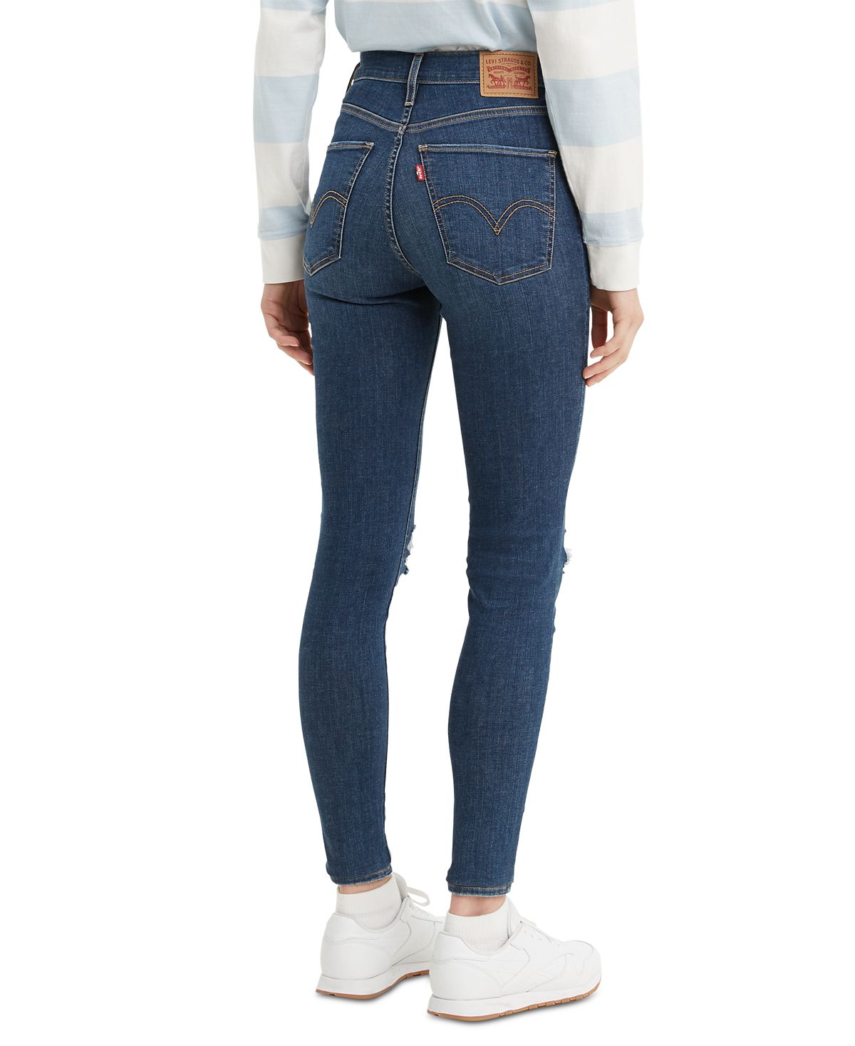 Levi's wo Mile High Super Skinny Jeans Shady Business