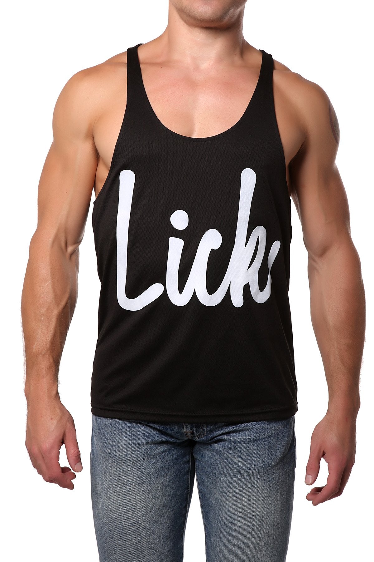 Lick Black Graphic Tank
