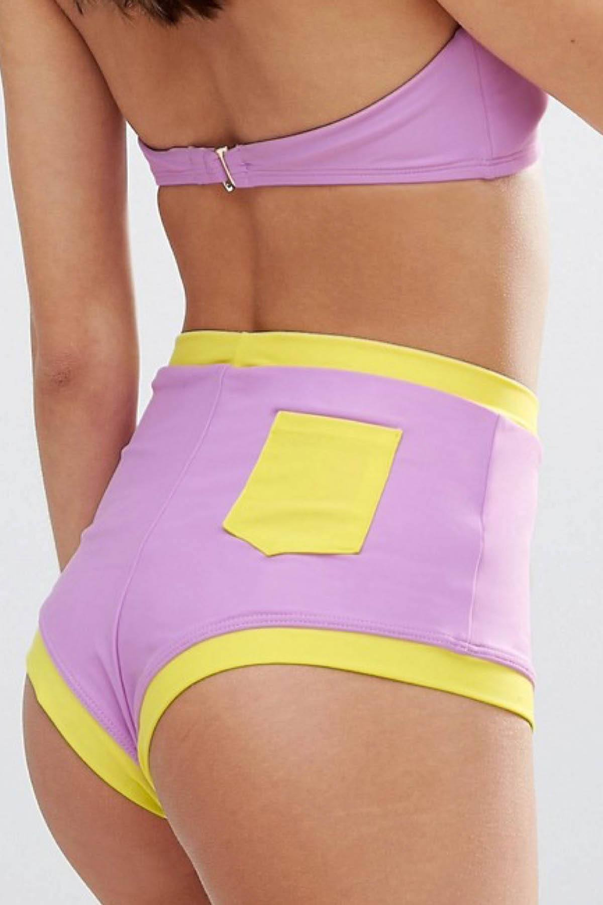 Lolli Lavender & Citron Cheeky High Waisted Bottom