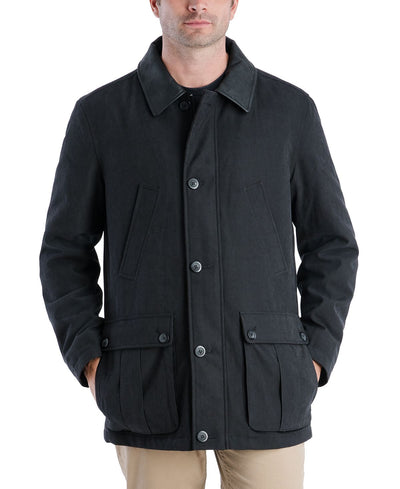 London Fog Barn Peacoat Black