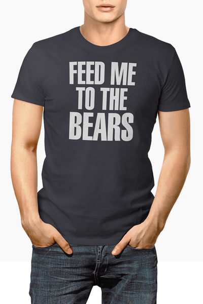 LowTee Feed Me To The Bears Graphic Tee
