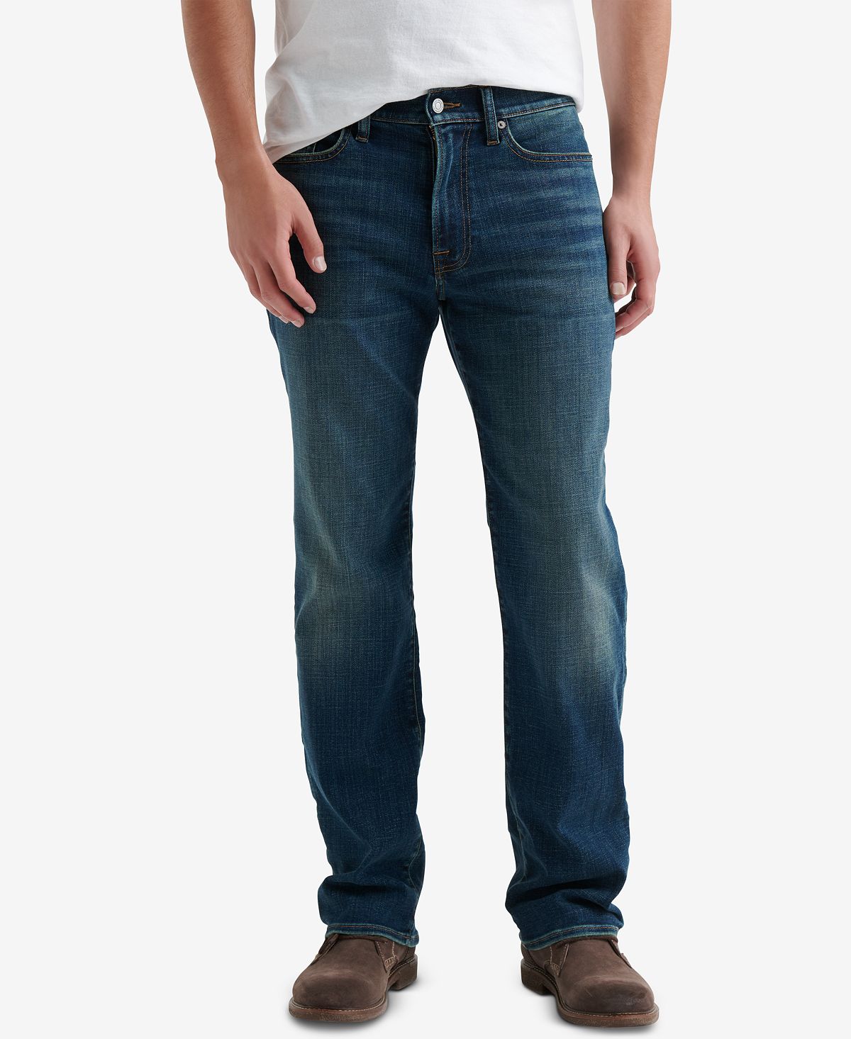 Lucky Brand 363 Straight Fit Coolmaxtemperature-regulating Jeans Ferncreek
