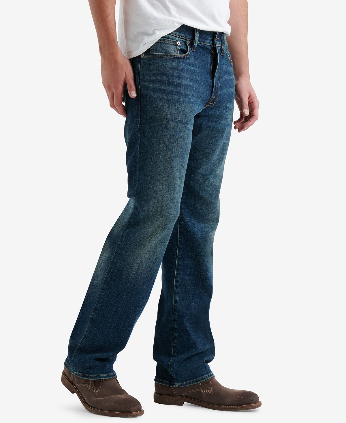 Lucky Brand 363 Straight Fit Coolmaxtemperature-regulating Jeans Ferncreek