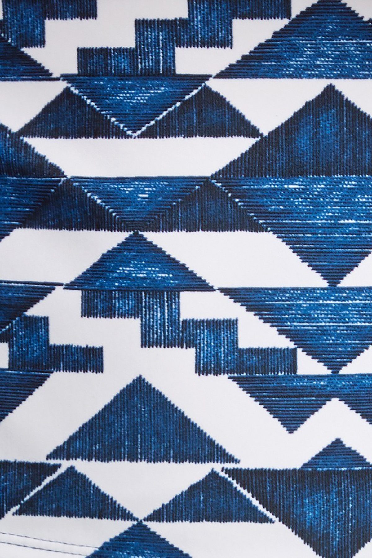 Lucky Brand Going South Embroidered Bikini Bottom in Indigo