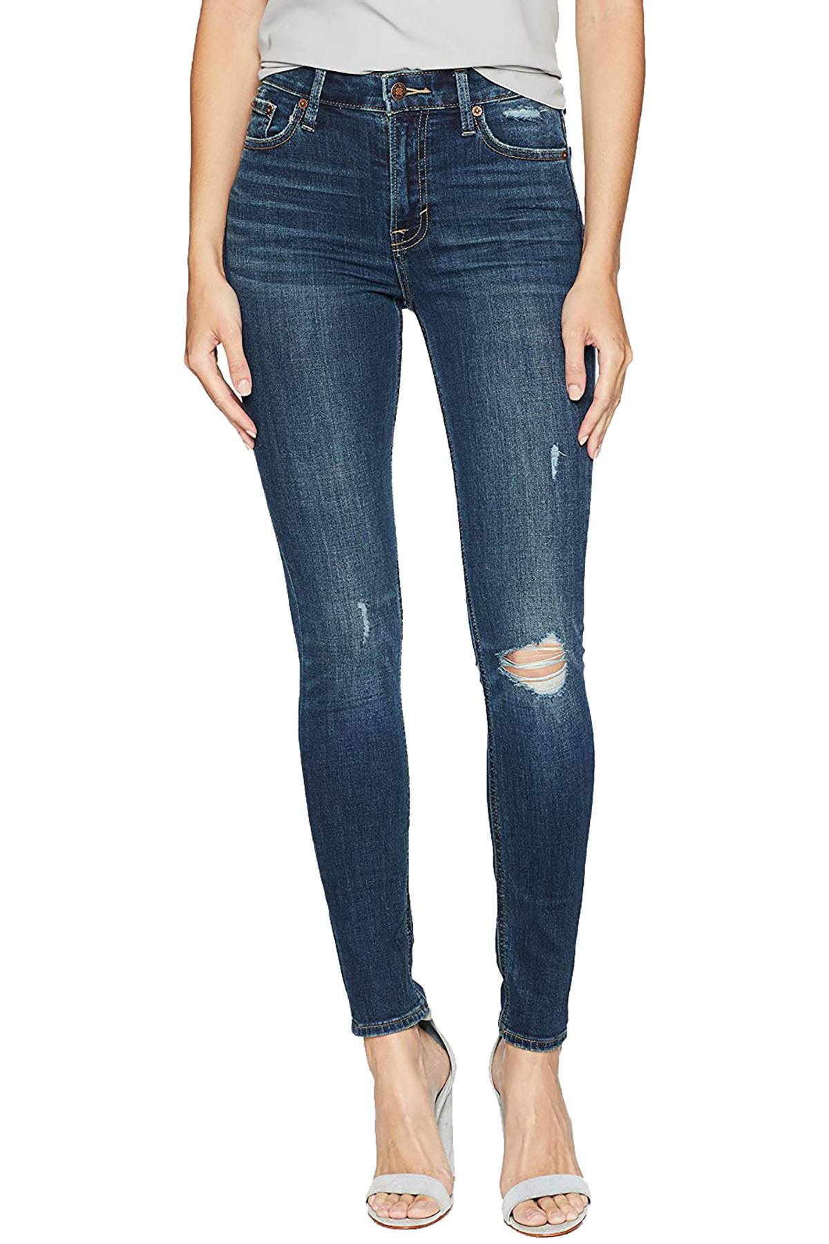 Lucky Brand Lonestard-Blue Bridgette High-Rise Destruction Jean