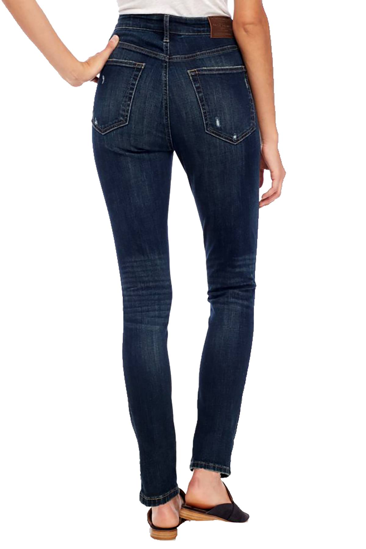 Lucky Brand Lonestard-Blue Bridgette High-Rise Destruction Jean