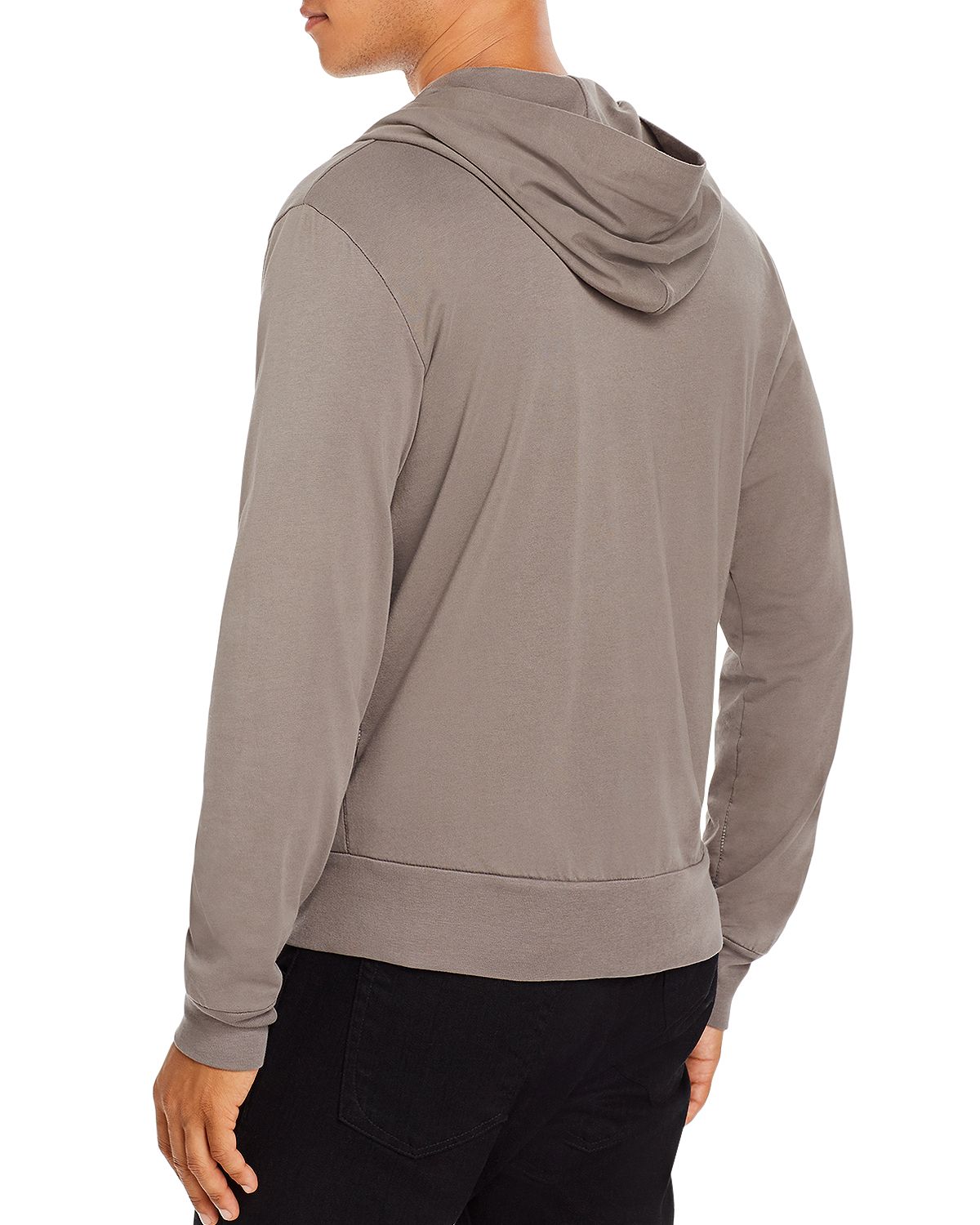 M Singer Cotton Zip Hoodie Dovetail