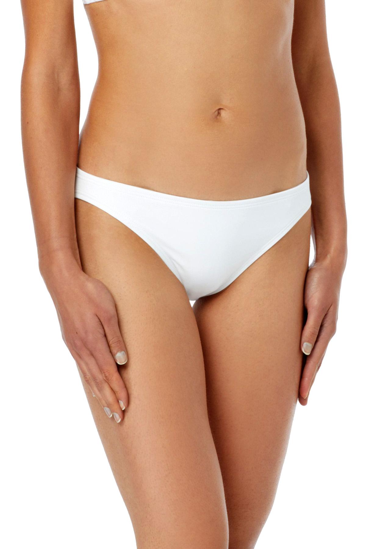 MICHAEL Michael Kors White Sea Solids Classic Bikini Bottom