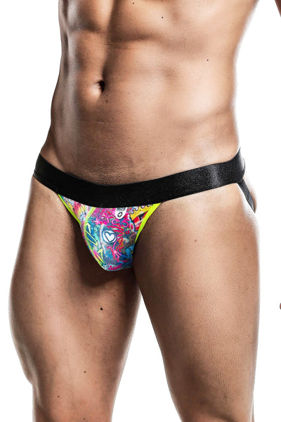 MOB Eroticwear Graffiti Printed Mob Jock