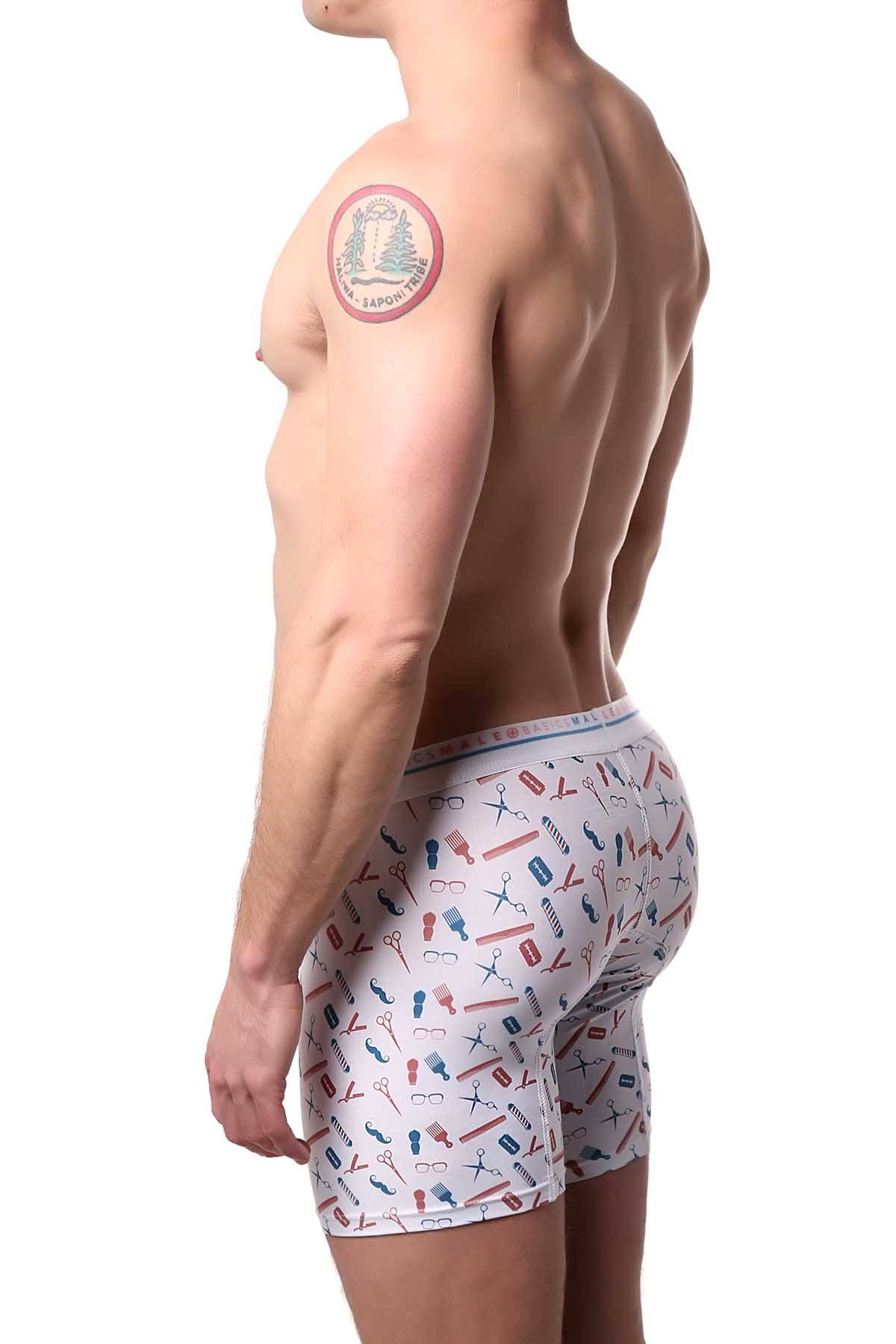 Male Basics Barber-Printed Hipster Boxer Brief
