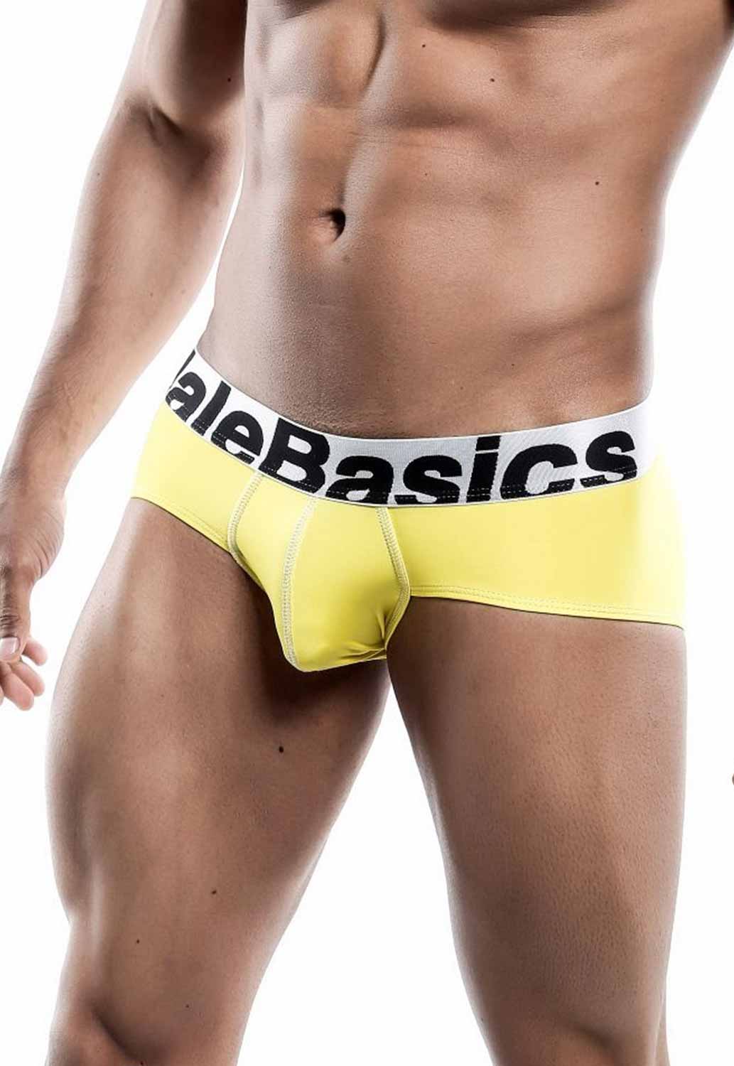 Male Basics Yellow Microfiber Brief