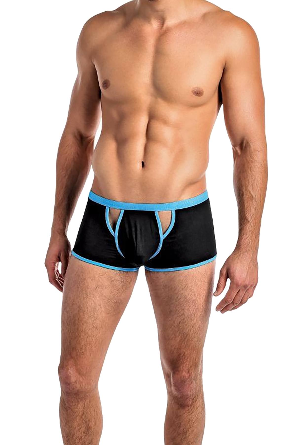 Male Power Black Cutting-Edge Cut-Out Trunk