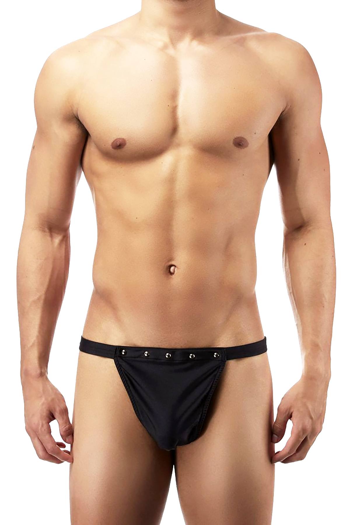 Male Power Black Rip-Off Thong