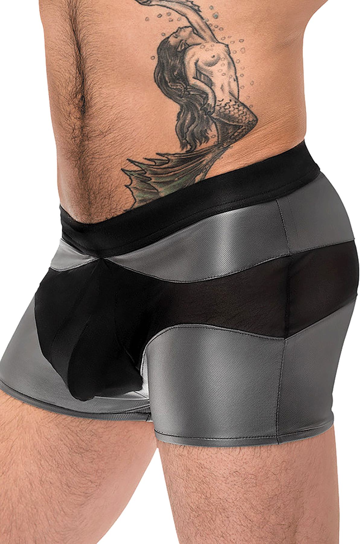 Male Power Grey Iron-Clad Boxer Brief