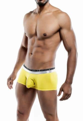 Male basics Yellow Ergonomic Pouch Trunk