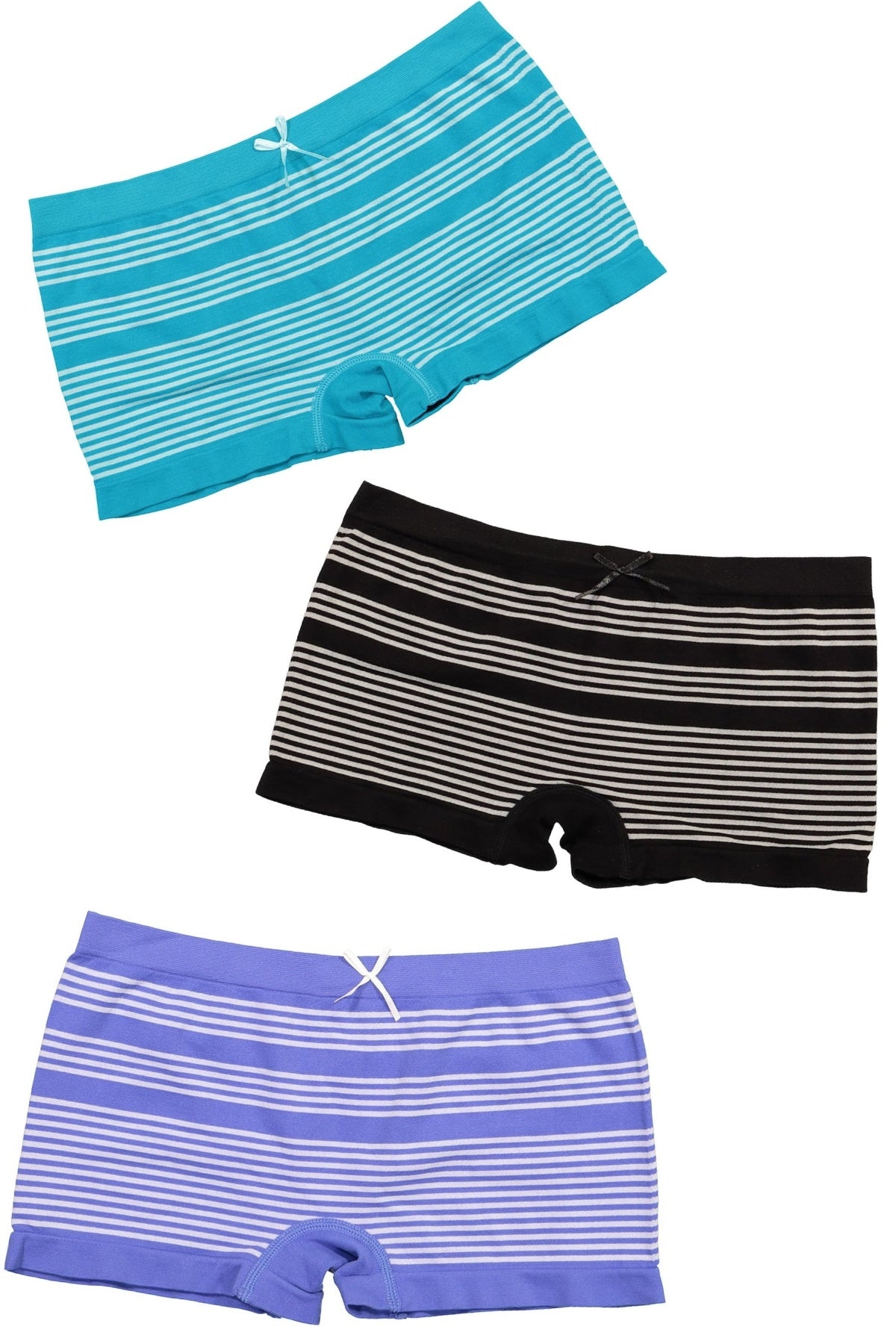 Mamia Pink Stripe Seamless Boyshort