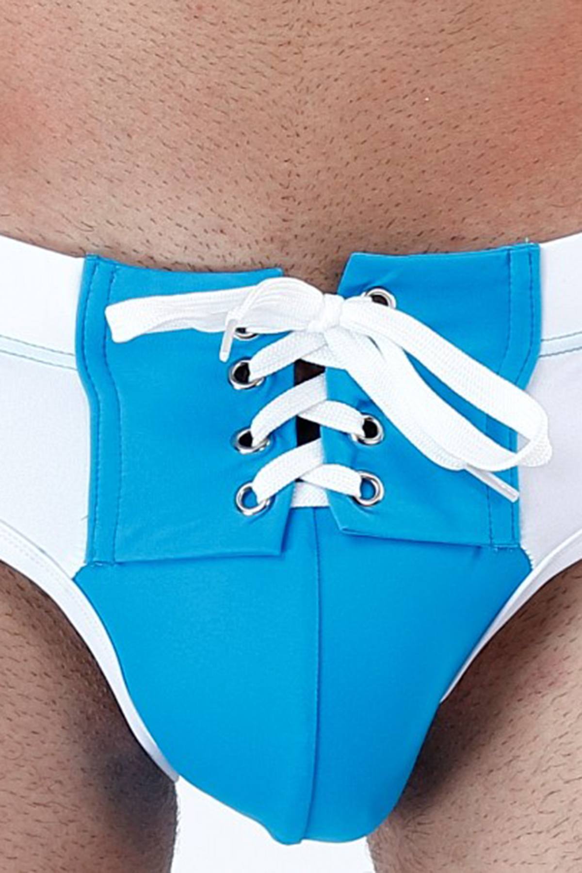 Manview Teal Thrust Swim Bikini