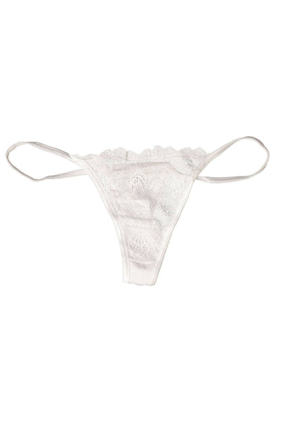 Matisse White Lace Thong