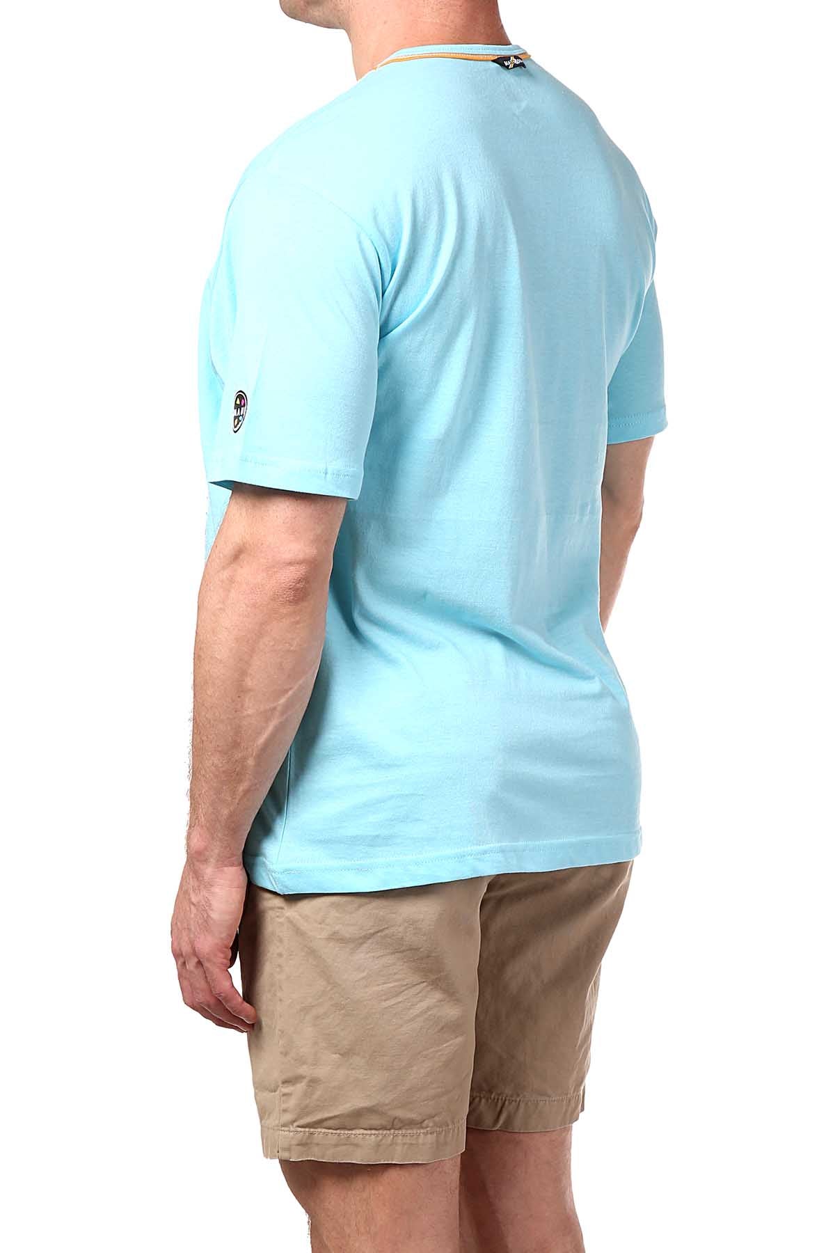 Maui and Sons Light-Blue Surfboard Tee