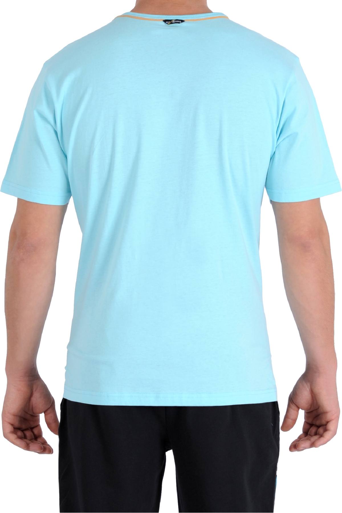 Maui and Sons Light-Blue Surfboard Tee