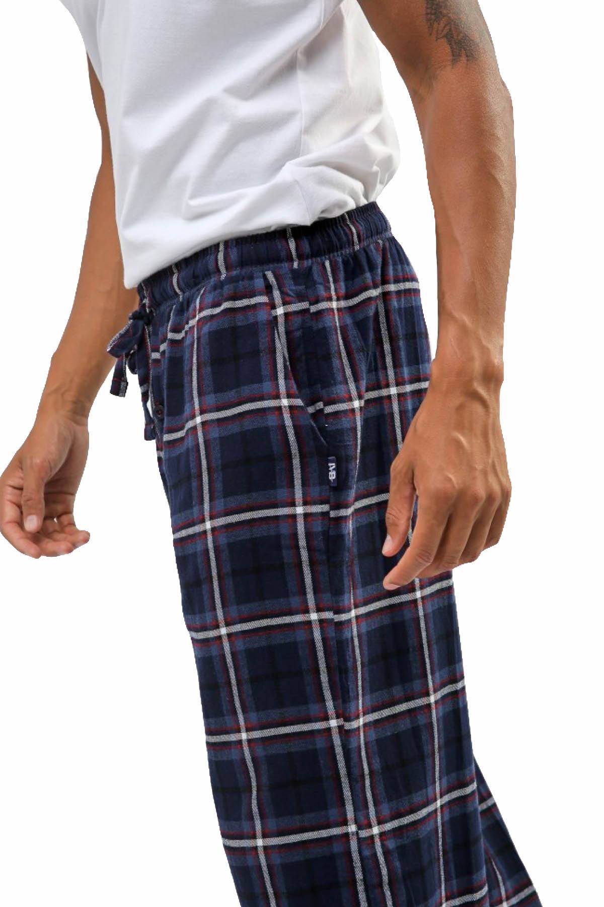 Memphis Blues Navy/Red/White Flannel Pajama Pant