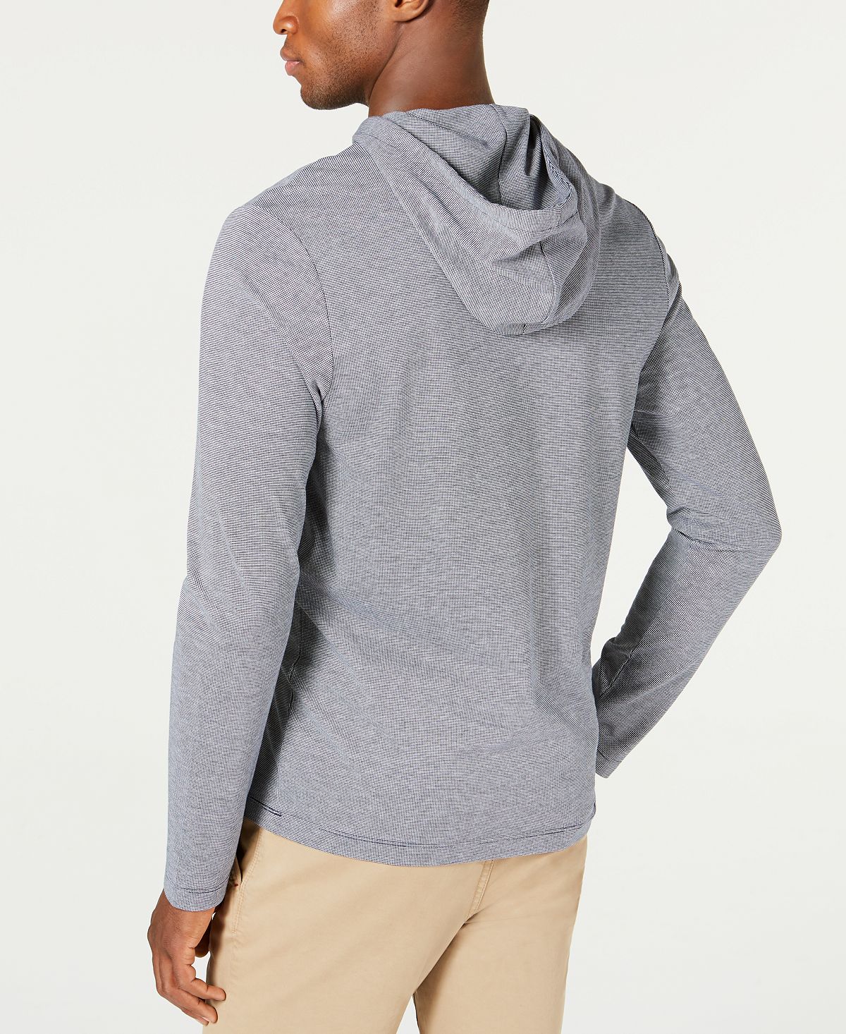 Michael Kors Birdseye Weave Hoodie T-shirt Midnight