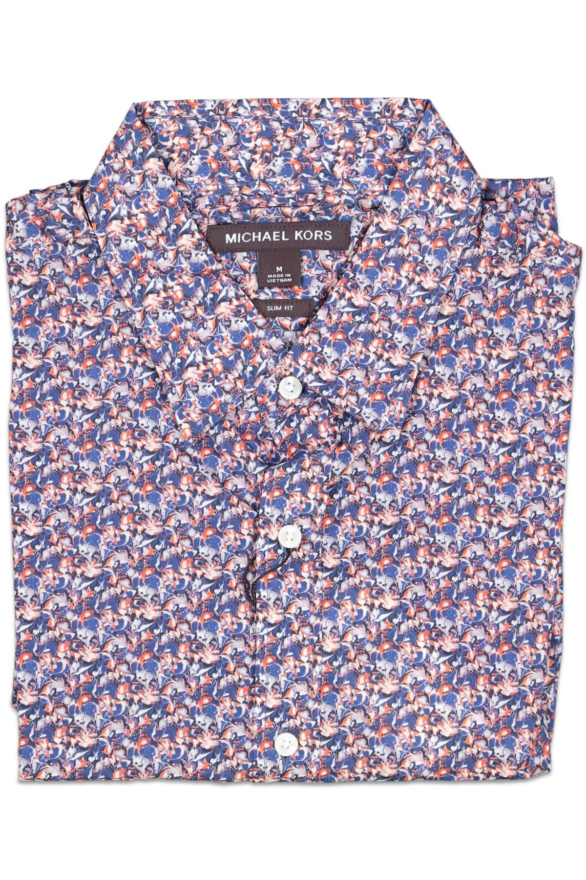 Michael Kors Burnt Orange Liberty Slim Fit Dress Shirt