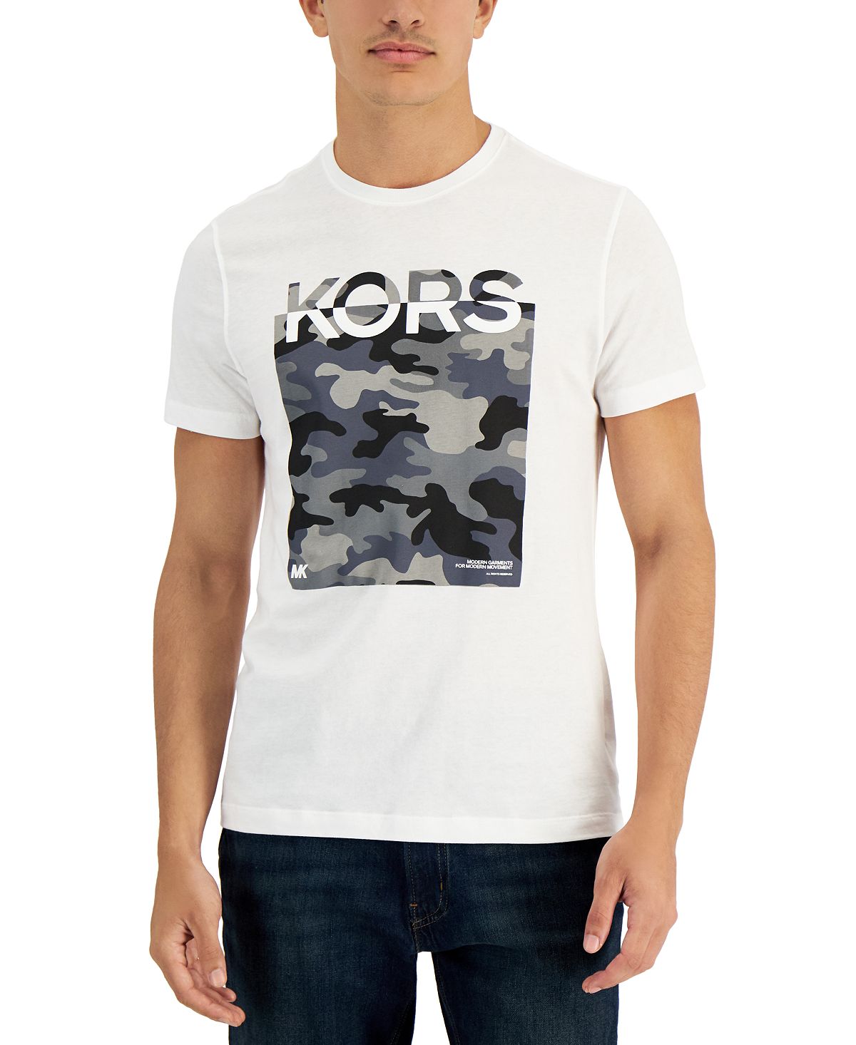 Michael Kors Camo Graphic T-shirt White