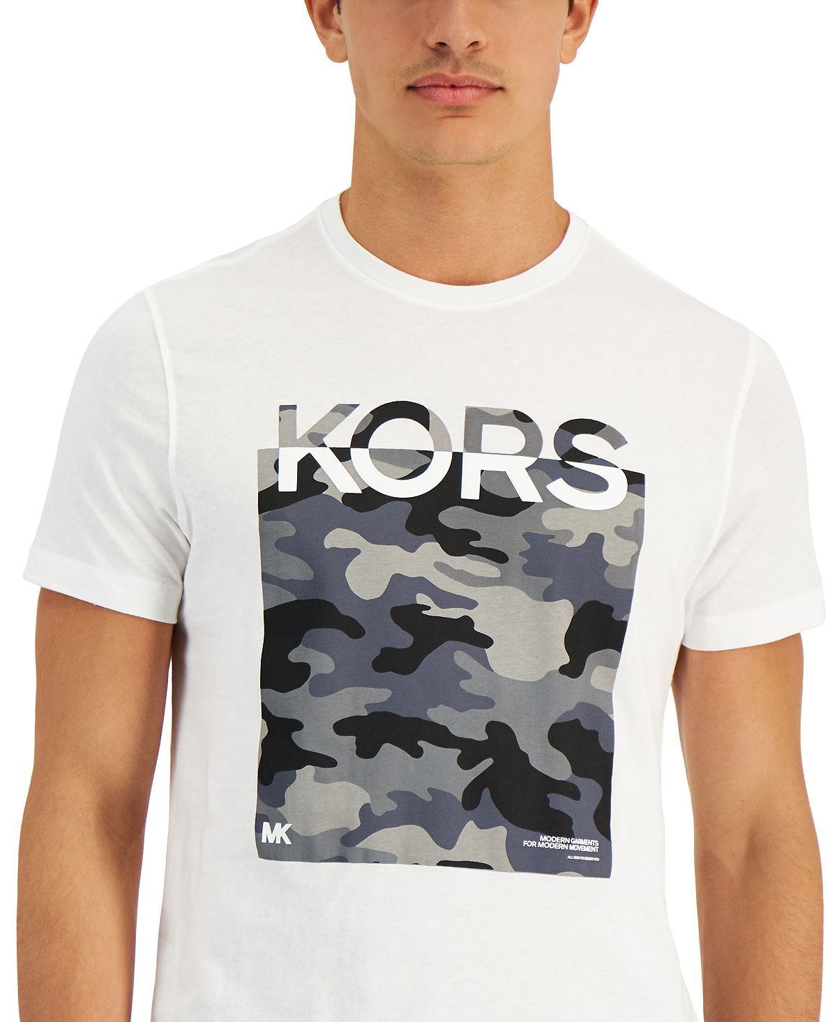 Michael Kors Camo Graphic T-shirt White