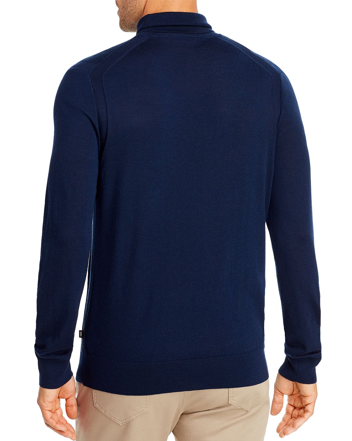 Michael Kors Merino Wool Turtleneck Sweater Midnight