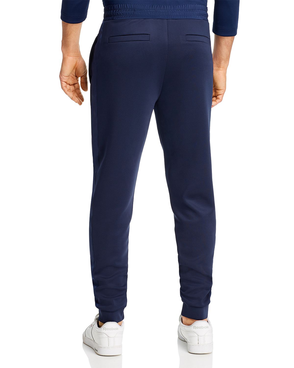 Michael Kors Mixed-media Jogger Pants Midnight