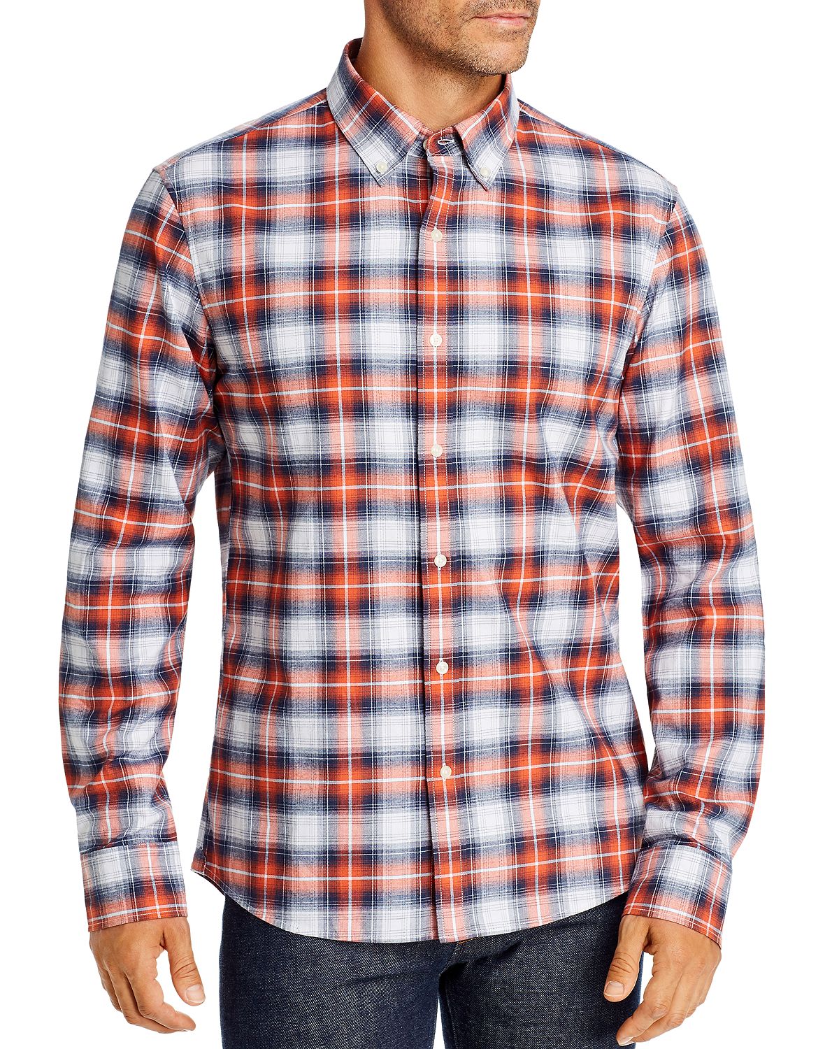 Michael Kors Rory Slim Fit Button-down Shirt White