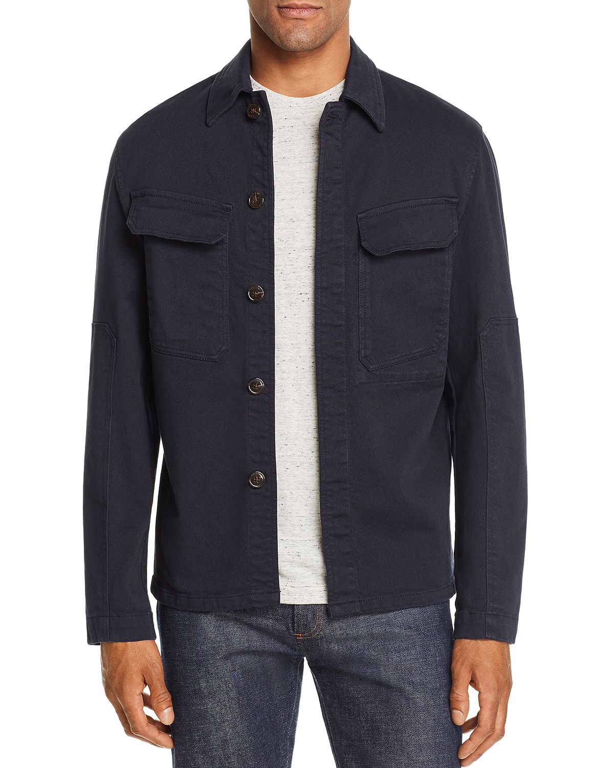 Michael Kors Utility Shirt Jacket Midnight
