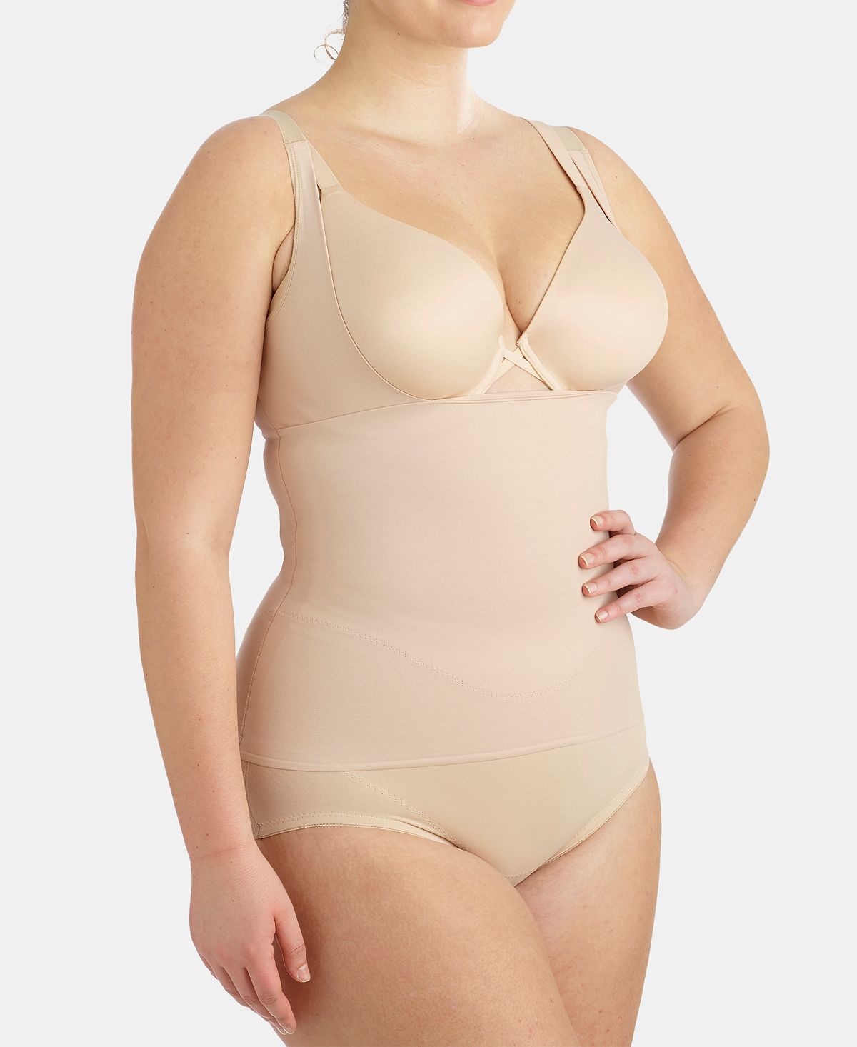 Miraclesuit Plus Flexible Fit Wear Your Own Bra Camisole 2933 Nude