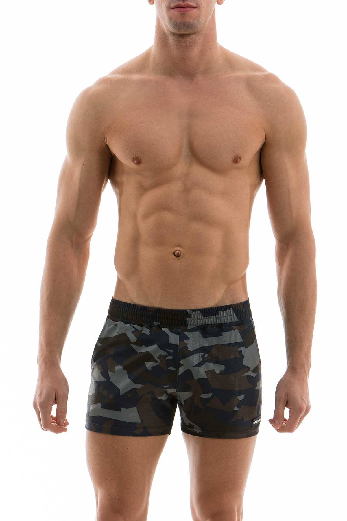 Modus Vivendi Blue-Camo Swim Short