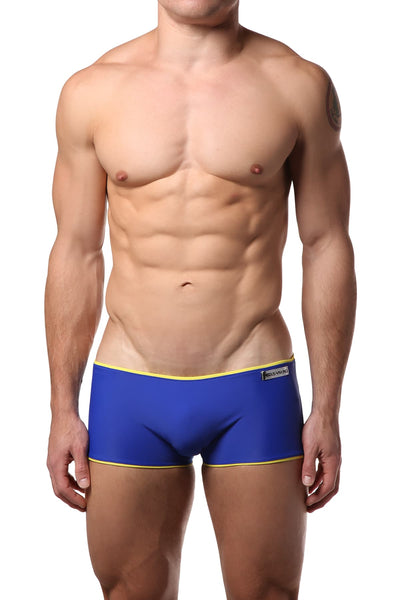 Modus Vivendi Blue & Yellow Reversible Swim Boxer