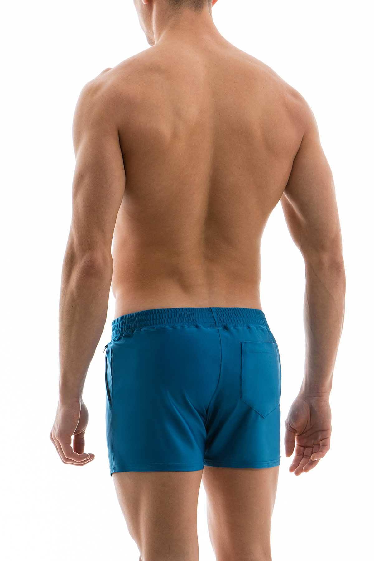 Modus Vivendi Cobalt-Blue Elegant Swim Short