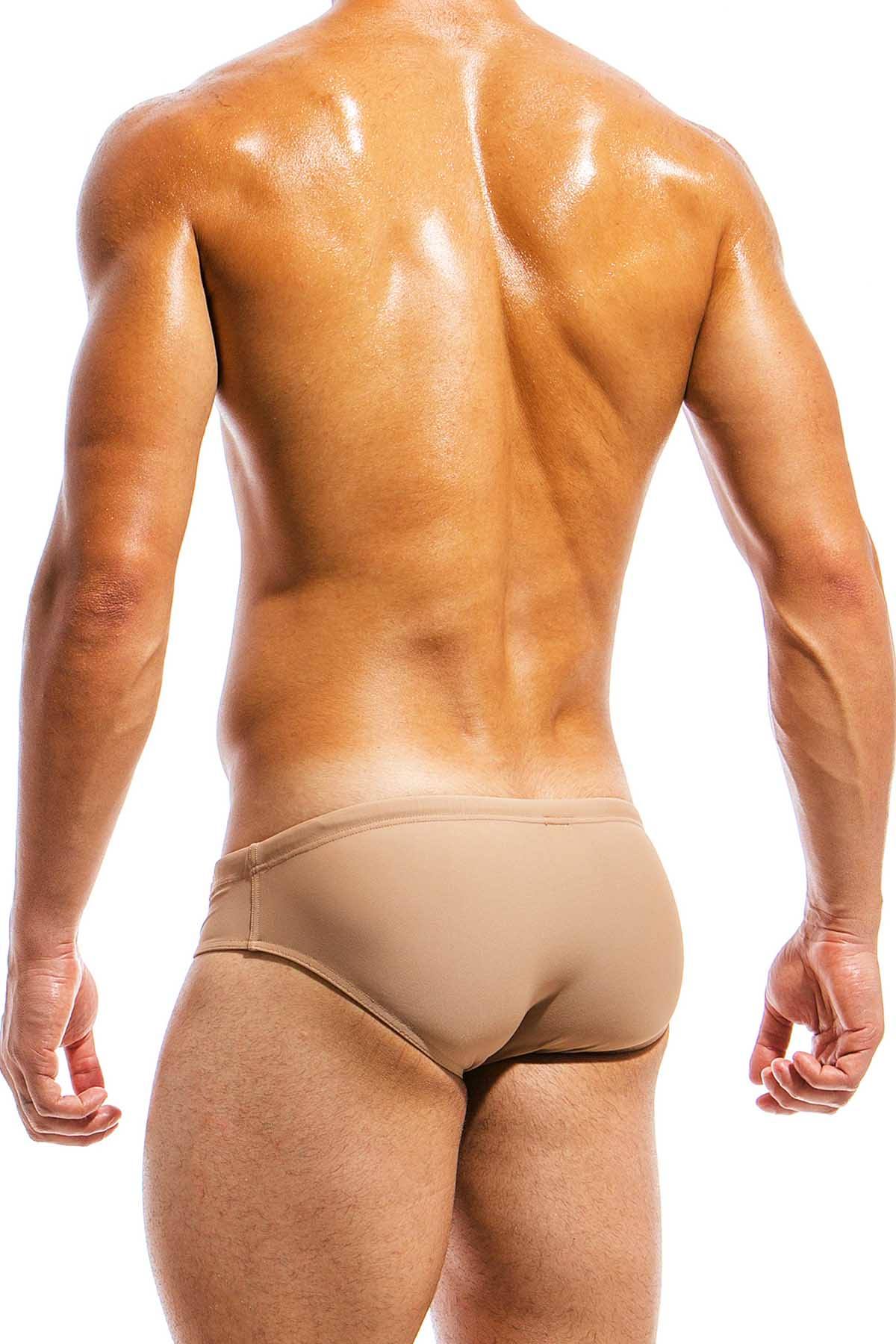 Modus Vivendi Fuschia/Nude Low-Cut Swim Brief
