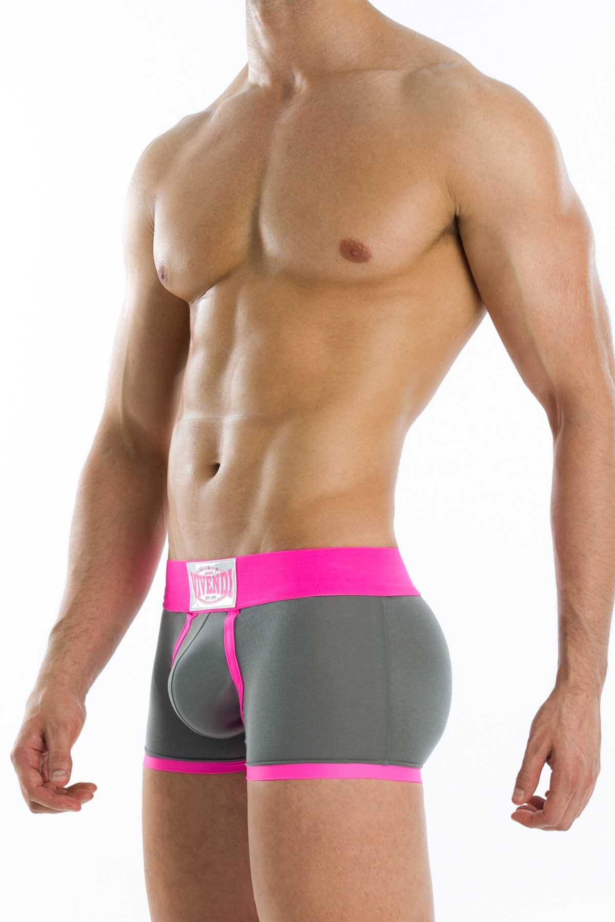 Modus Vivendi Grey Neon Boxer Brief
