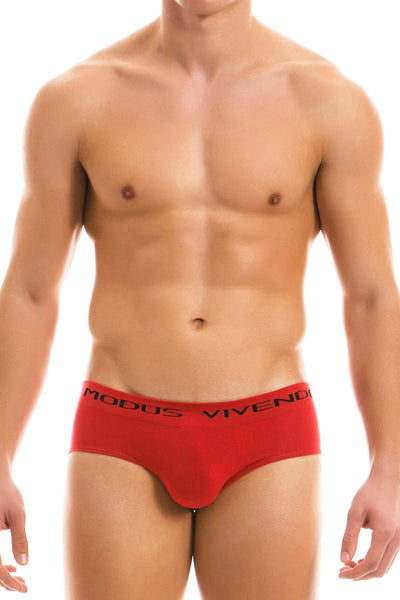 Modus Vivendi Red Seamless Classic Brief