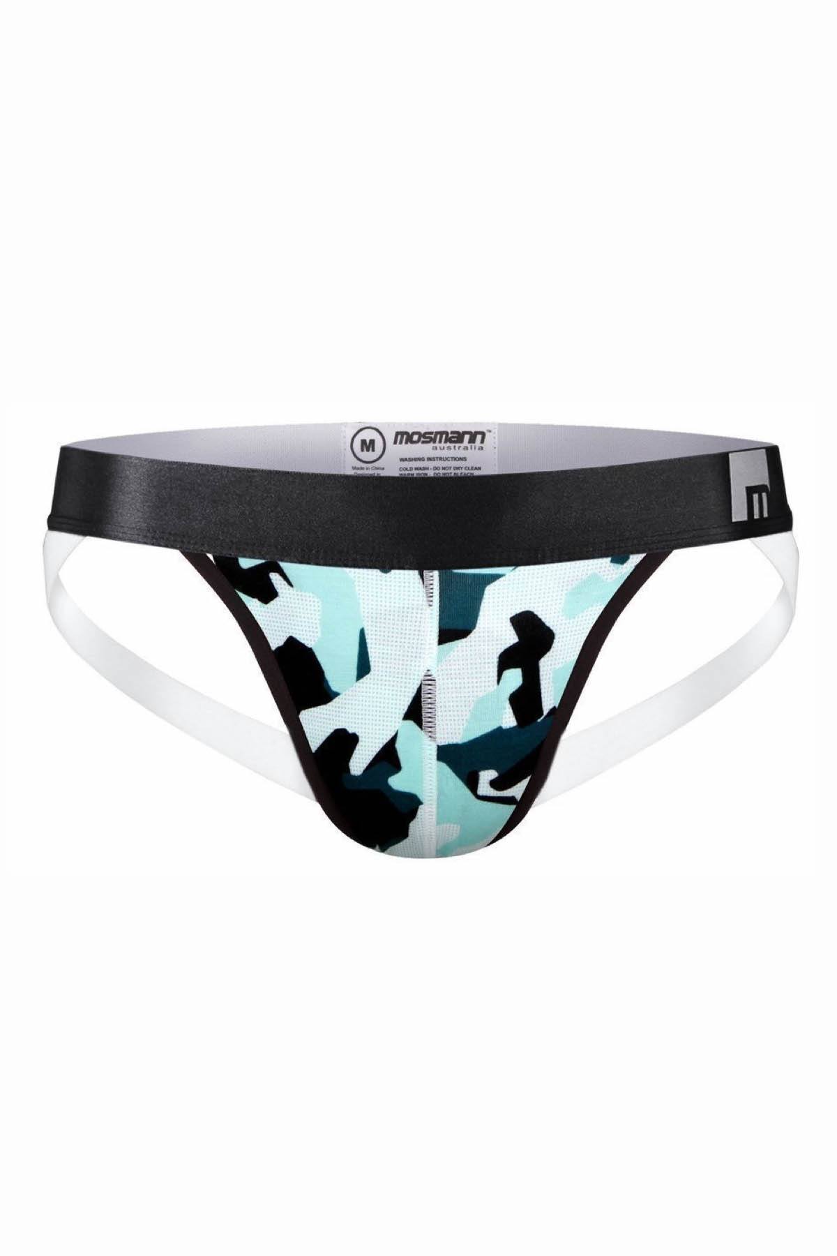 Mosmann Aqua-Camo Artillery Bamboo Jockstrap