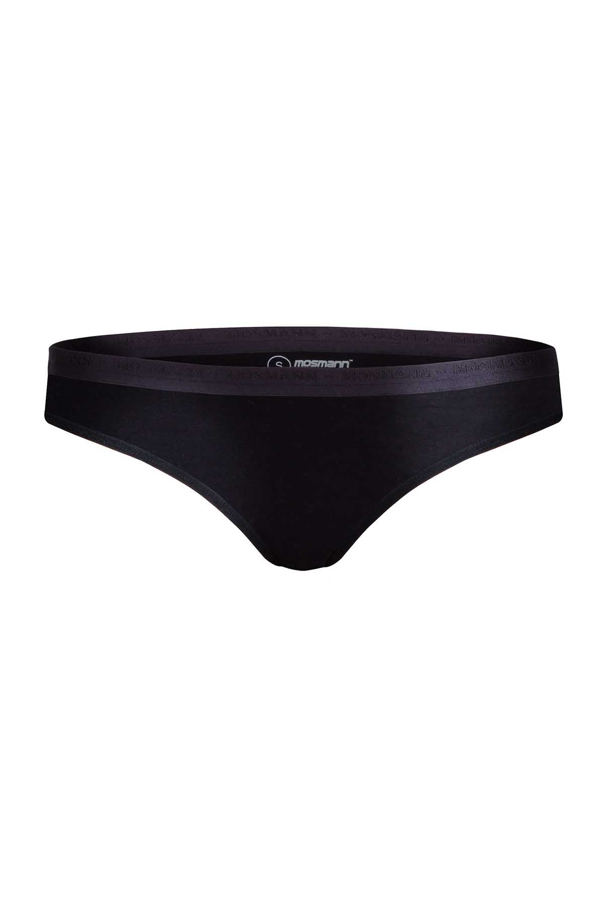 Mosmann Black Adele Bikini Brief Panty